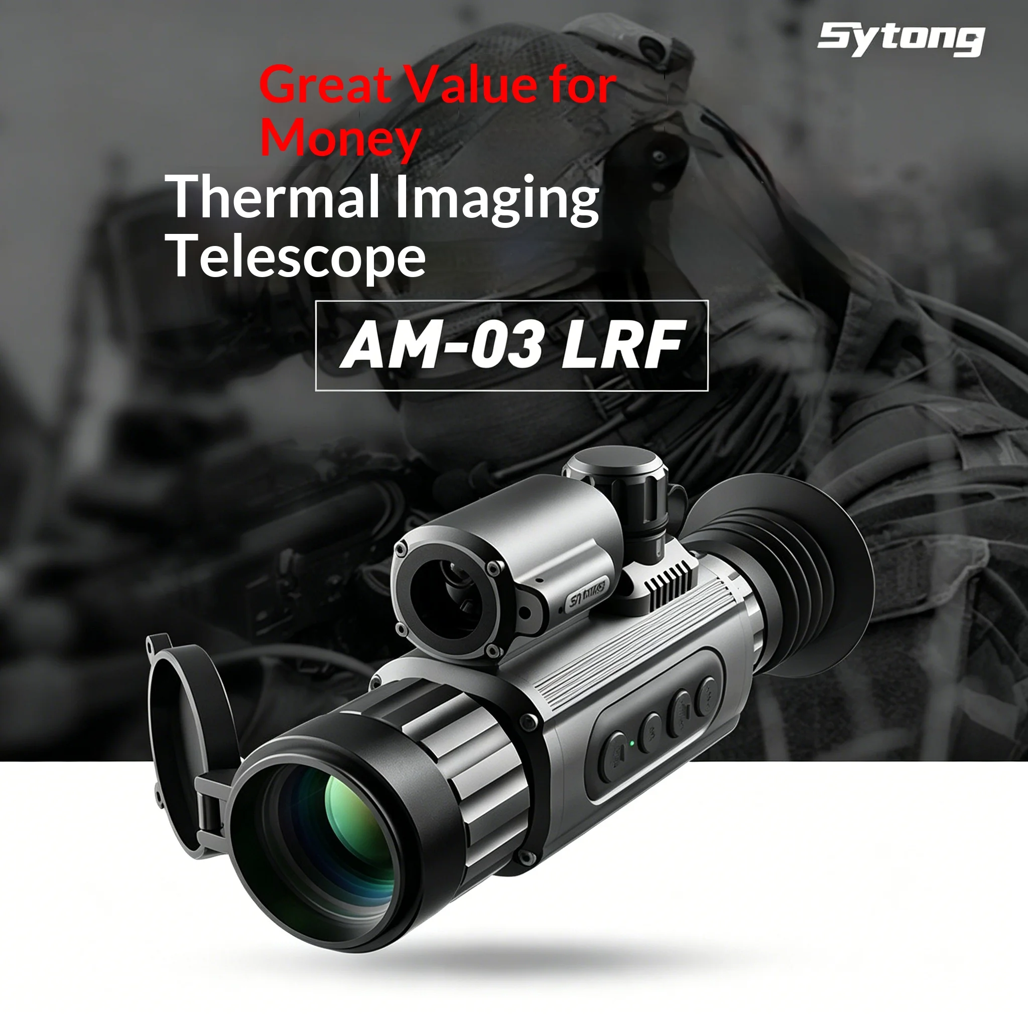 

Shiyutong, AM-03-35 LRF, лазерный дальномер на 800 м, автоматический баллистический калькулятор, функция «изображение в изображении» (PIP)