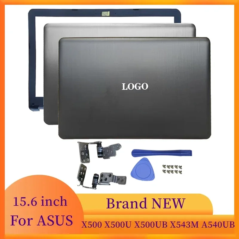 

Новый чехол для ноутбука ASUS X500 X500U X500UB X543M A540UB, экран ноутбука, задняя крышка ЖК-дисплея, верхний корпус, передняя панель, петли