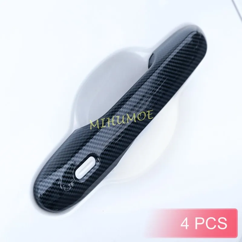 For Lexus NX250 NX350 NX450h+ RX350 RX450h+ RX500h 2022 2023 2024 2025 Carbon Fiber Car Exterior Door Handle Strip Cover Trims