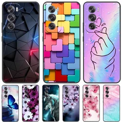 Phone Case For OPPO Reno 12 Cases Soft Silicone Cover For OPPO Reno 12 Pro Fashion Case Reno12 Pro Full Protector Shells Capa