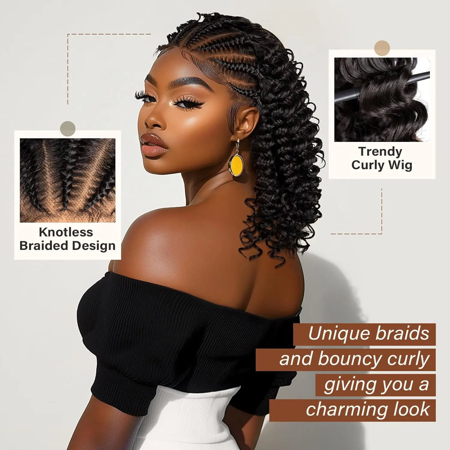 Thumbnail 2 - #90 Ranked Lace Braided Wigs Picks in 2026