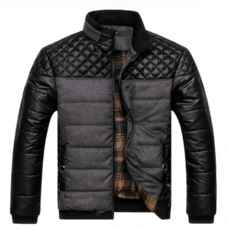 Autumn And Winter Mens Cotton-padded Clothes Middle-aged And Elderly Loose Warm Piled Thickened Cotton-padded Clothes Jacket