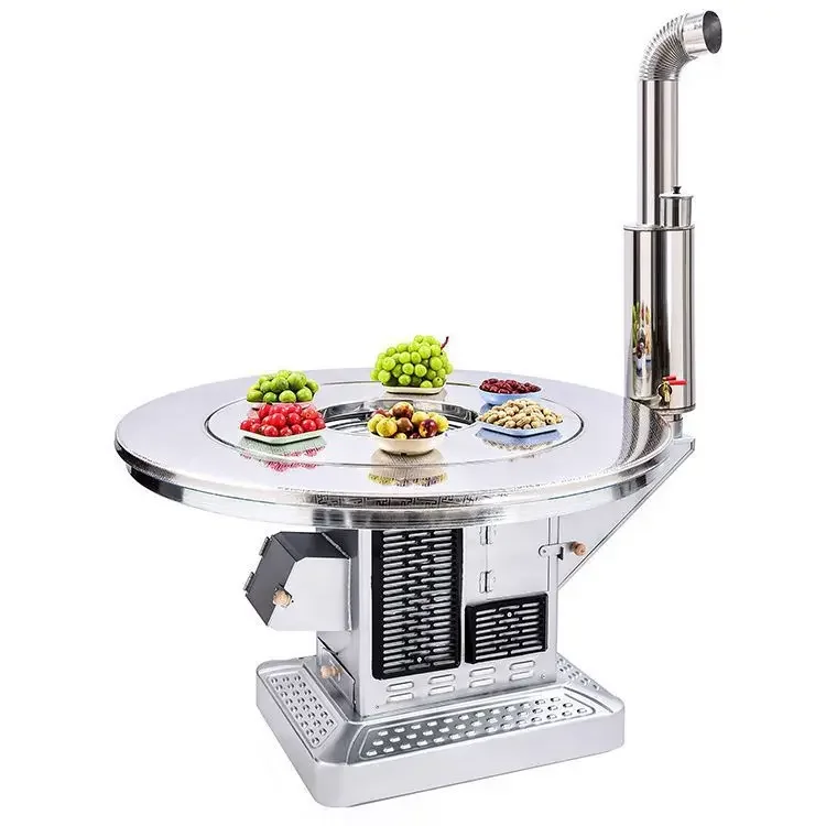 Energy-saving gasifier Rural household smokeless baking stove Winter indoor firewood stove Firewood and coal dual-purpose