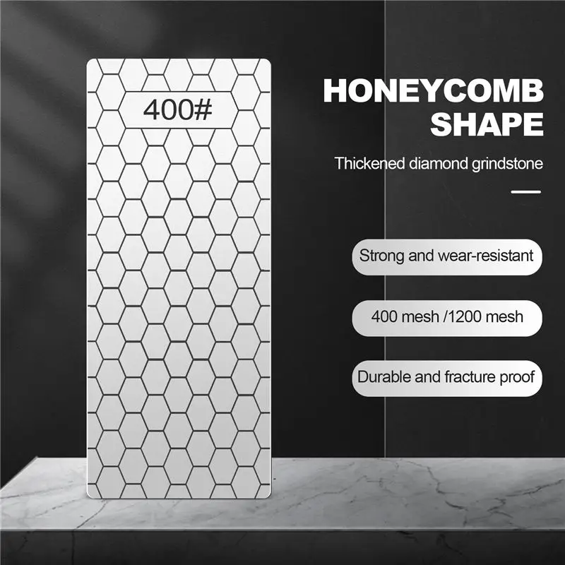 [NEWA64Z!】 5 Pieces Diamond Sharpening Stone Set,Diamond Lapping Plate Coarse/Medium/Fine Grit Sharpener,400/600/800/1000/1200 G