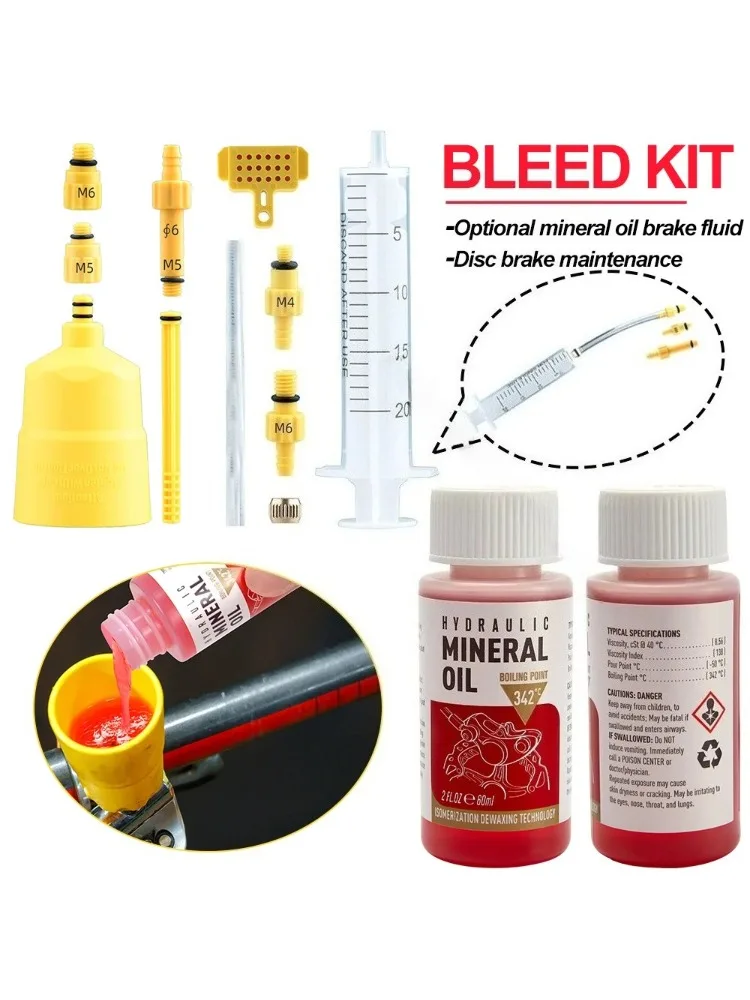 AliExpress NONE 60～120ML Bicycle Brake Oil Bleed Kit Tools For SHIMANO,TEKTRO,Avid,Series MTB Road Bike Brake Repair Tool