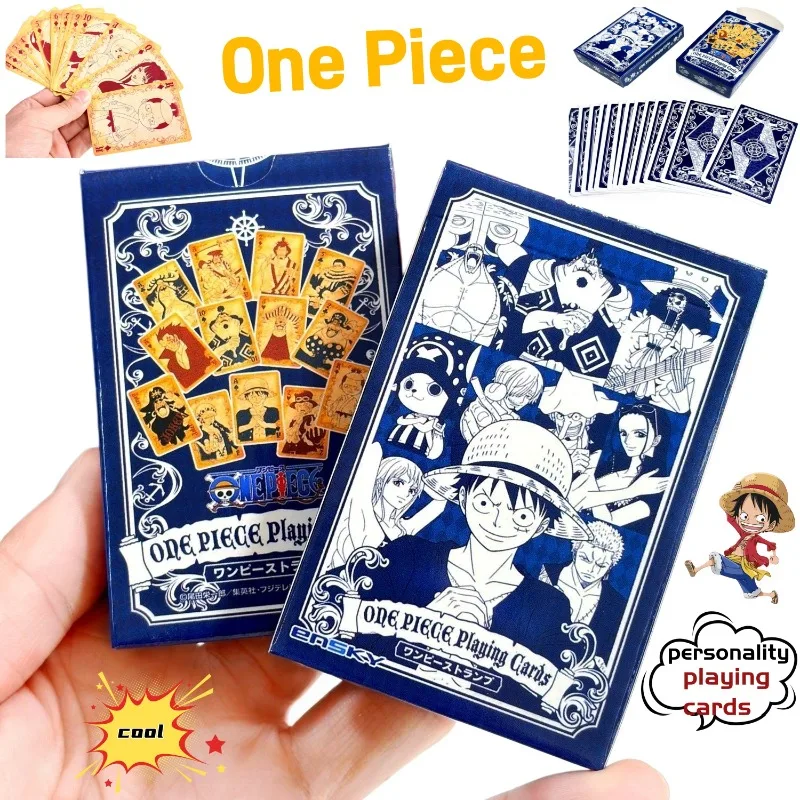 

One Piece playing cards, cute, fashionable, cartoon, personalized, creative, simple collectible cards, birthday gift for friends