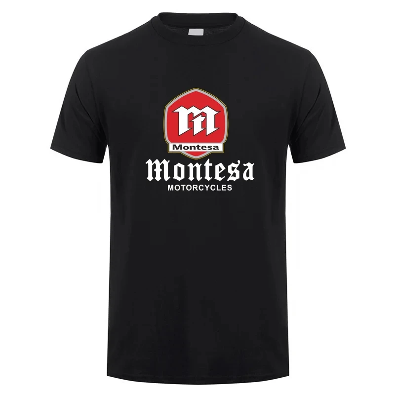 Men Cotton Montesa Motorcycle T Shirt Summer Men Funny Cotton Short Sleeve Montesa T-shirts Boyfriend Gift Unisex Tops Tee