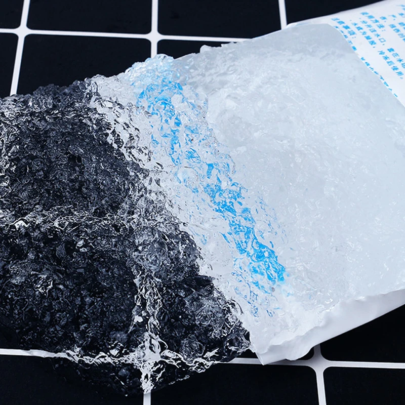 Bolsa de hielo reutilizable de 10 piezas, Enfriador de glaseado por inyección de agua, compresa fría para el dolor de bebidas, mantiene el Gel