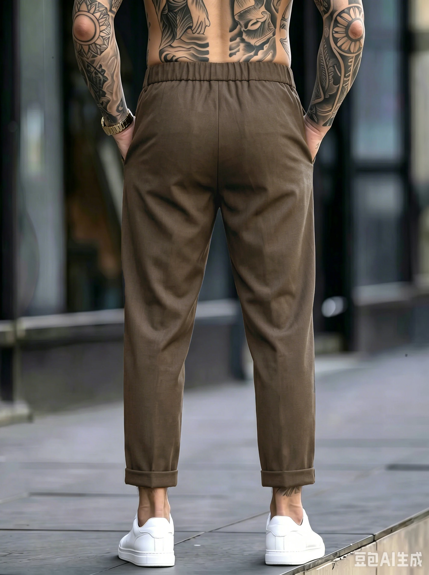 Thumbnail 2 - #17 Trending Mens Tapered Casual Trousers Right Now