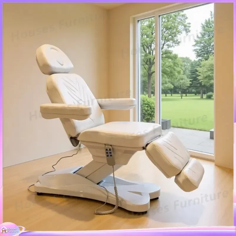 For Beauty Bed Facial Massage Table Adjustable Tattoo Eyelash Extension Chair Multifunctional Spa Salon Furniture