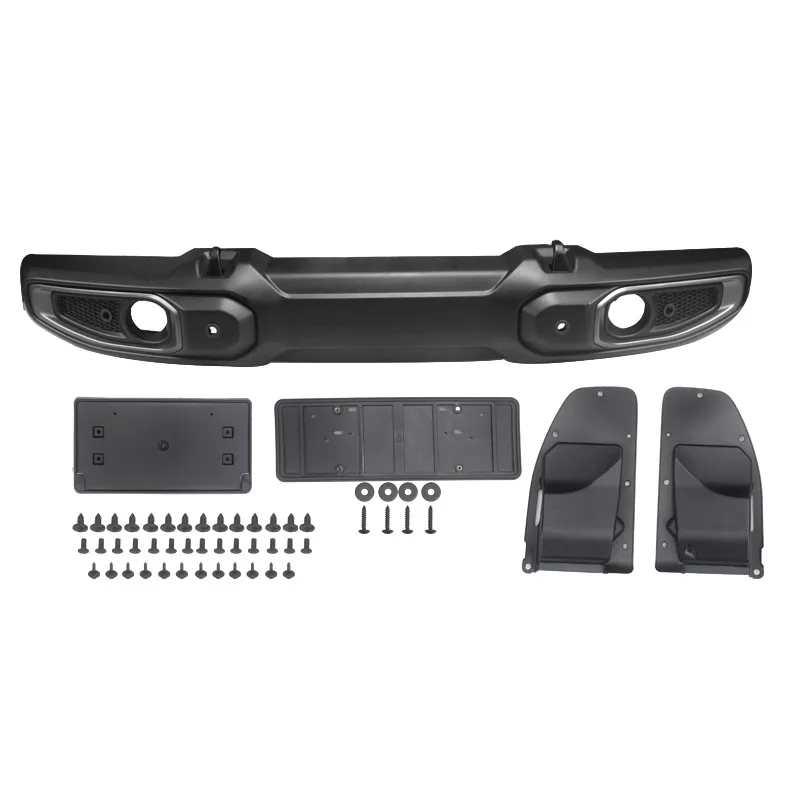 

Applicable to the new Jeep Wrangler JL American standard original insurance plastic 10th anniversary front bumper strap radar