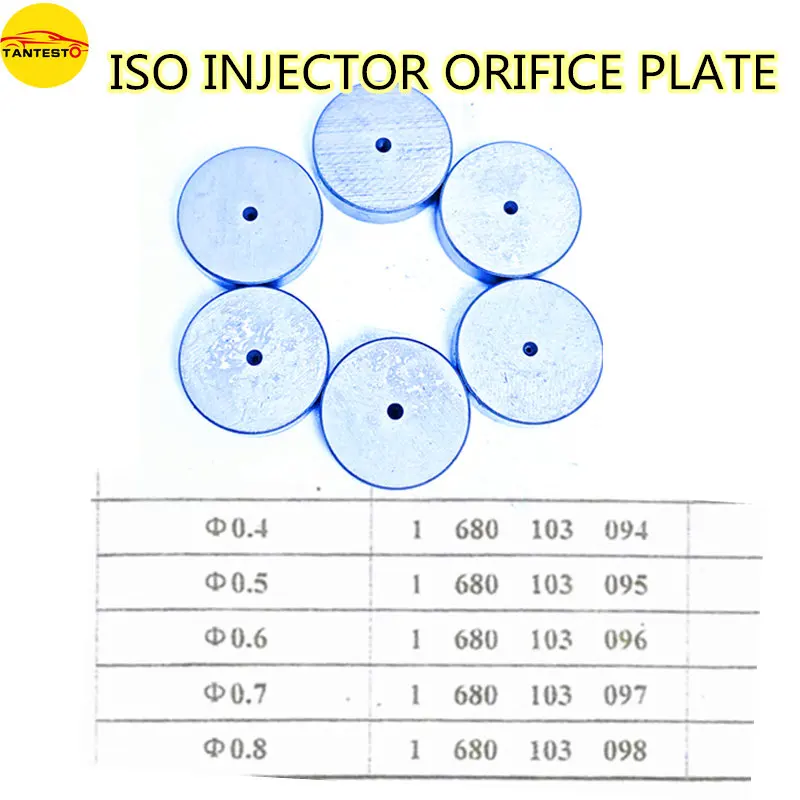 TANTESTO ISO Standard Diesel EURO-II Fuel Injector Nozzle Orifice Plate 1680103094 1680103095 1680103096