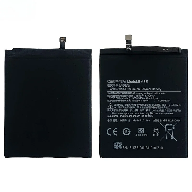 BM3E for Xiaomi MIUI M8/Mi8 Mobile Phone Battery High Quality High Capacity Battery Replacement Bateria Grade A Cell with Tools