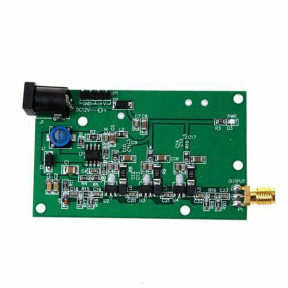 For SMA Noise Source Spectrum External Generator Tracking Source Generator DC 12V/0.3A SMA Source Tracking Signal Generator