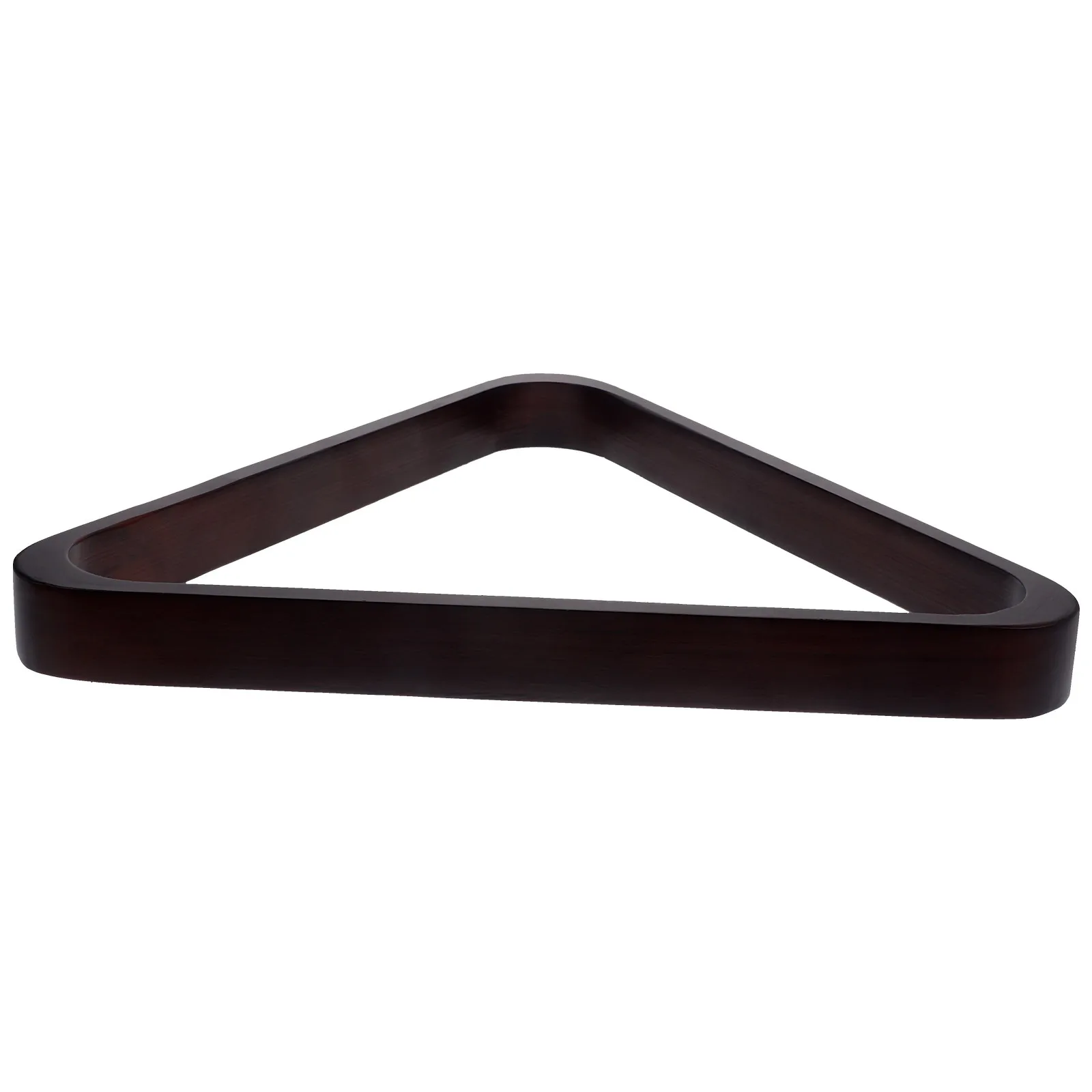 رف مثلث لحمام السباحة الخشبي بإطار بلياردو ممتاز لتخزين الكرات شديد التحمل بحافة مستديرة وحامل كرات البلياردو وطاولة البلياردو