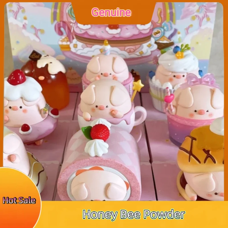 

Genuine Pikopig Dessert Blind Box Toy Caja Surprise Mystery Box Anime Character Kawaii Tabletop Display Children Customized Gift