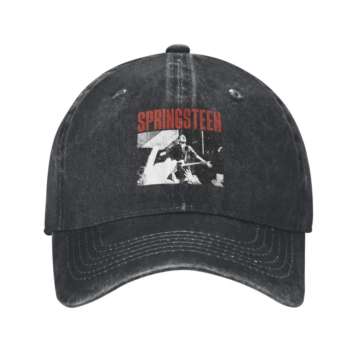 Bruce The E Street Band  Thunder Road Baseball Caps Vintage Distressed Snapback Cap Unstructured Soft Hats Cap