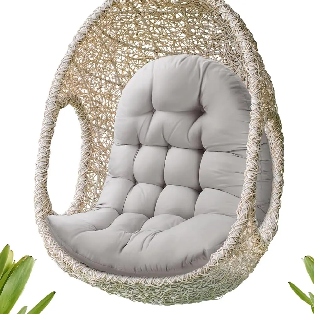 

Thi Egg Chair Cushion Replacement, Button Tufted Outdoor Swing Chair Cushion With High Elasticity Pp Cotton And Skin-Friendly