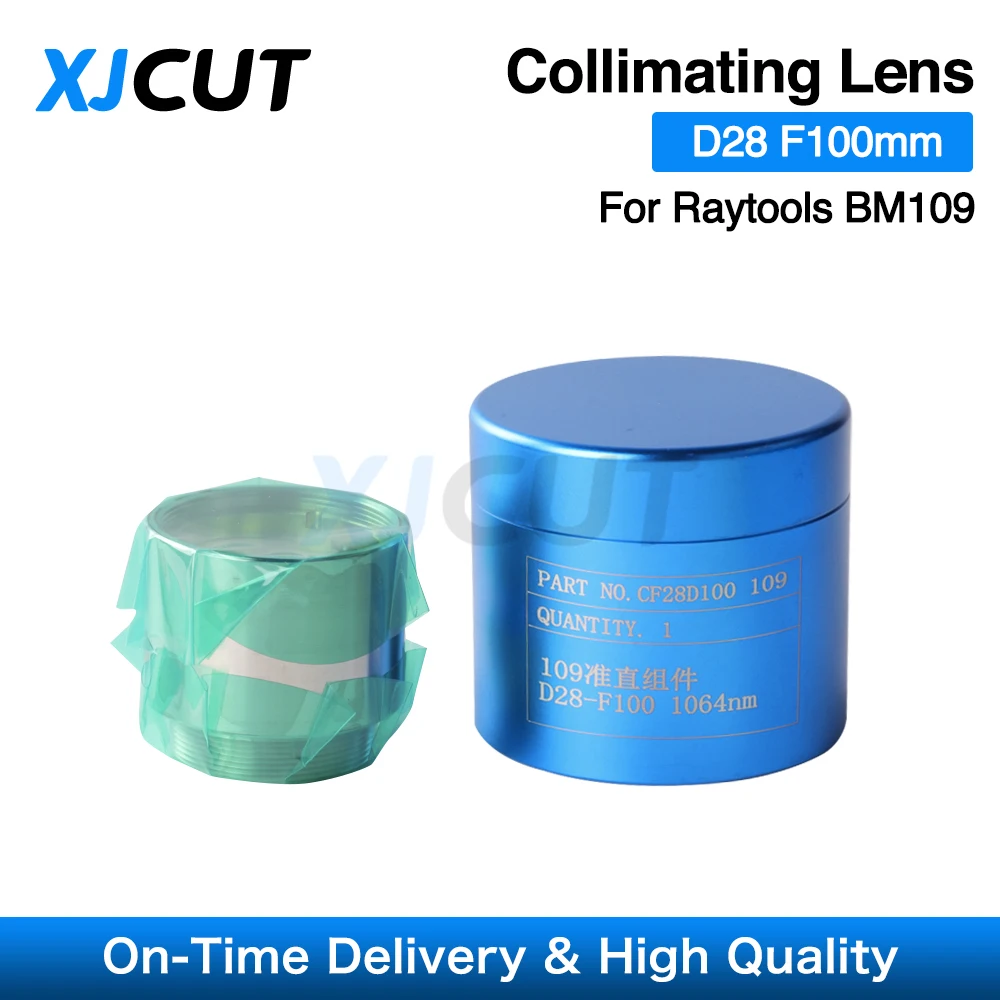 XJCUT Raytools BM109 Collimator&Focus Lens D28 F100 F125mm with Lens Holder for Raytools BM109 Bodor Laser Cutting Head  0-3KW