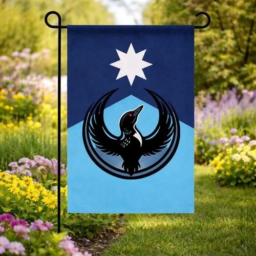 Minnesota Resistance Garden Flag, Rebel Style Loon Resistance, Protest EEJ UUN
