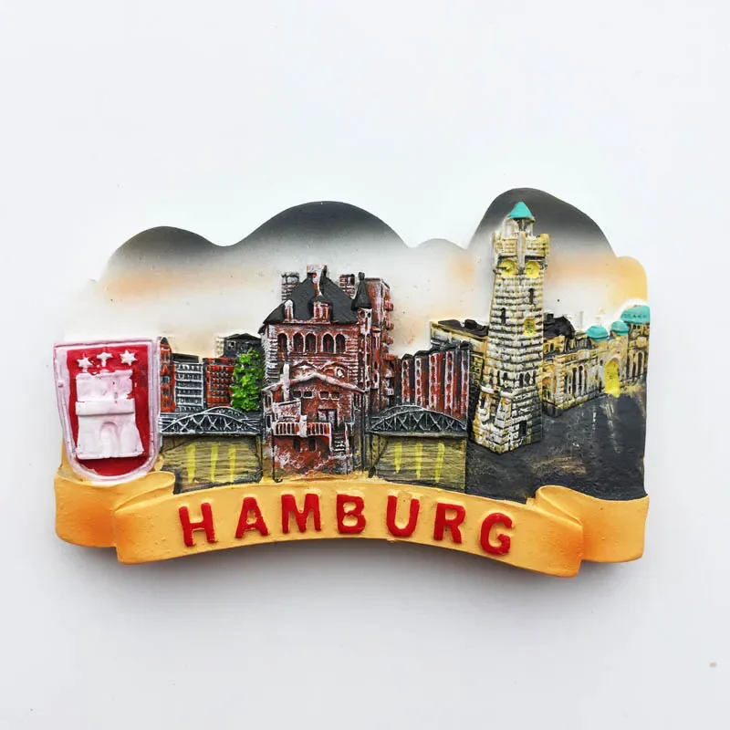 Germany Fridge Magnetic Stickers Berlin Stuttgart Munich Tourist Souvenirs Travelling Fridge Magnets Wedding Gifts Home Decor