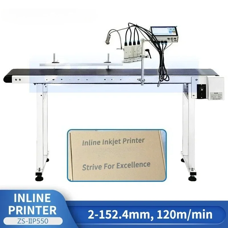 

ZS-IIP550 Inline Inkjet Printer Date Coding Machine Pattern Text Date Printing Machine