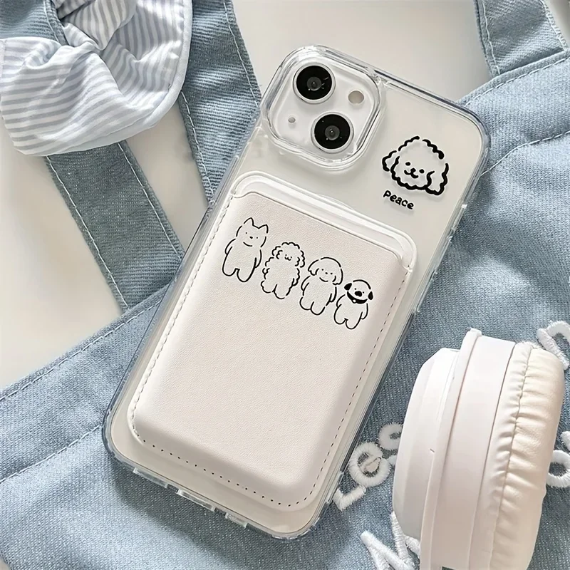 

Кошелек MagSafe Сильный магнитный кошелек для iPhone 17, 16, 15, 14, 13, 12 Pro Max, держатель для карт серии, магнитные кошельки для телефонов