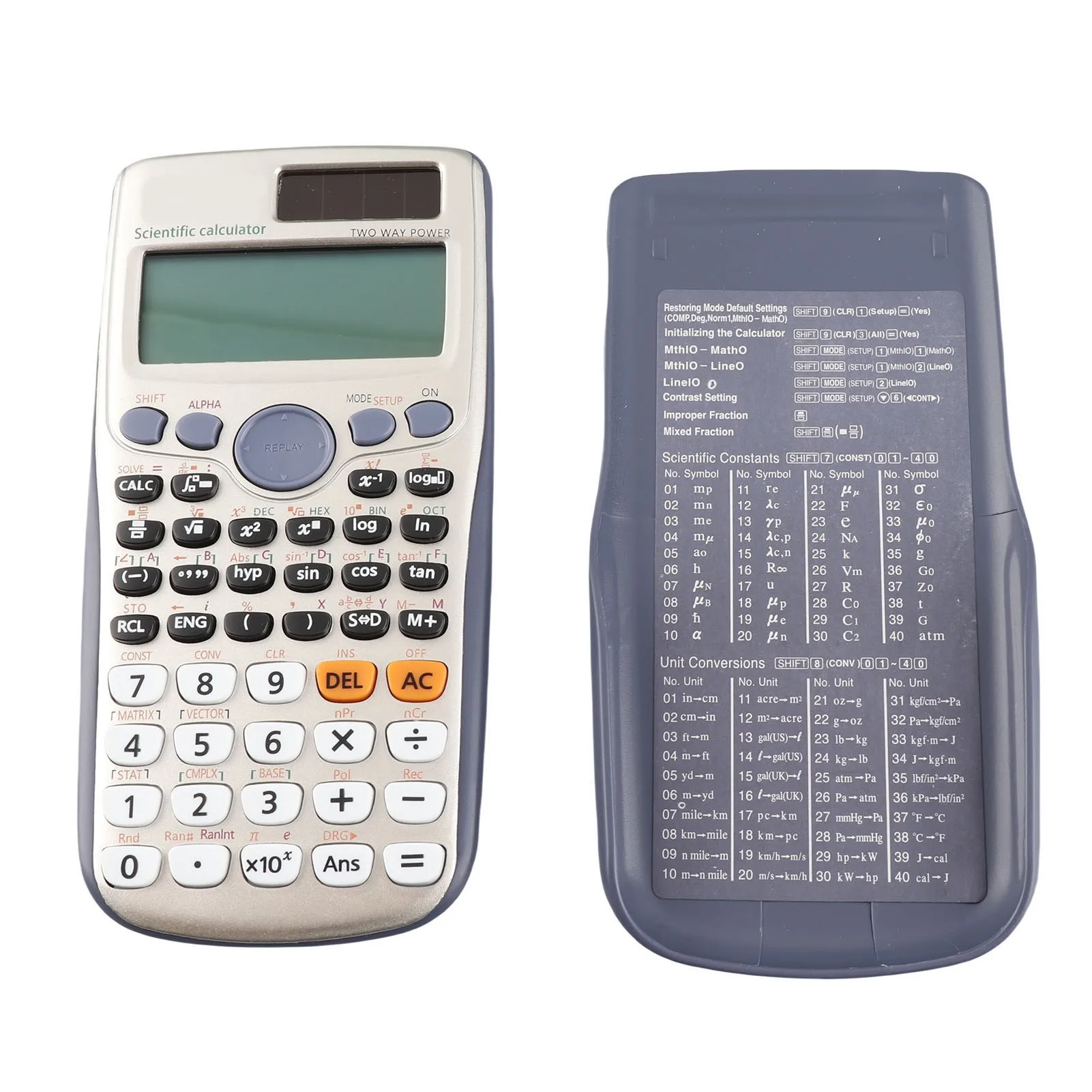 Student Handheld Scientific Full Function Calculator Portable Calculator With 417 Functions