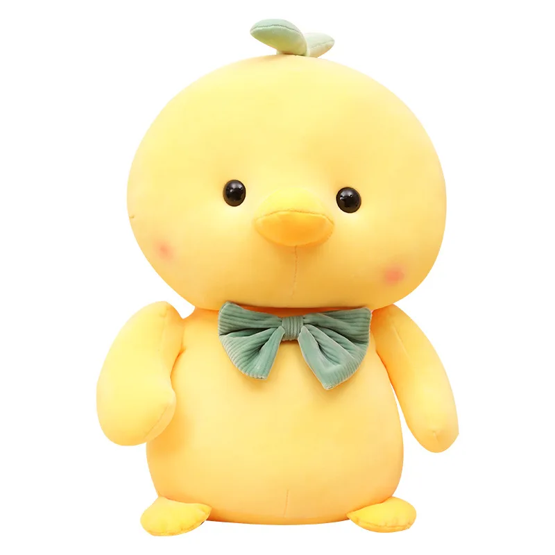 Jouet en peluche poussin de dessin animé, joli poussin jaune, poupée douce, coussin de canapé, oreiller de câlin, jouet pour enfants, cadeau de noël b2039