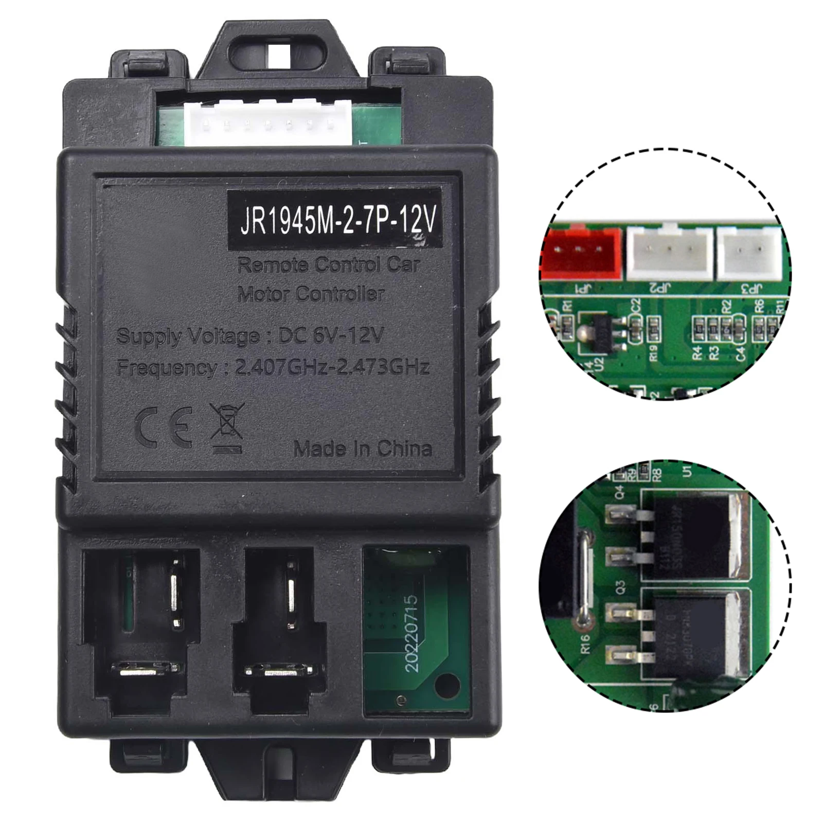 

Enhanced Control Performance with JR1945M 2 7P option Electric Vehicle Receiver 2 4G Main Line Board Controller