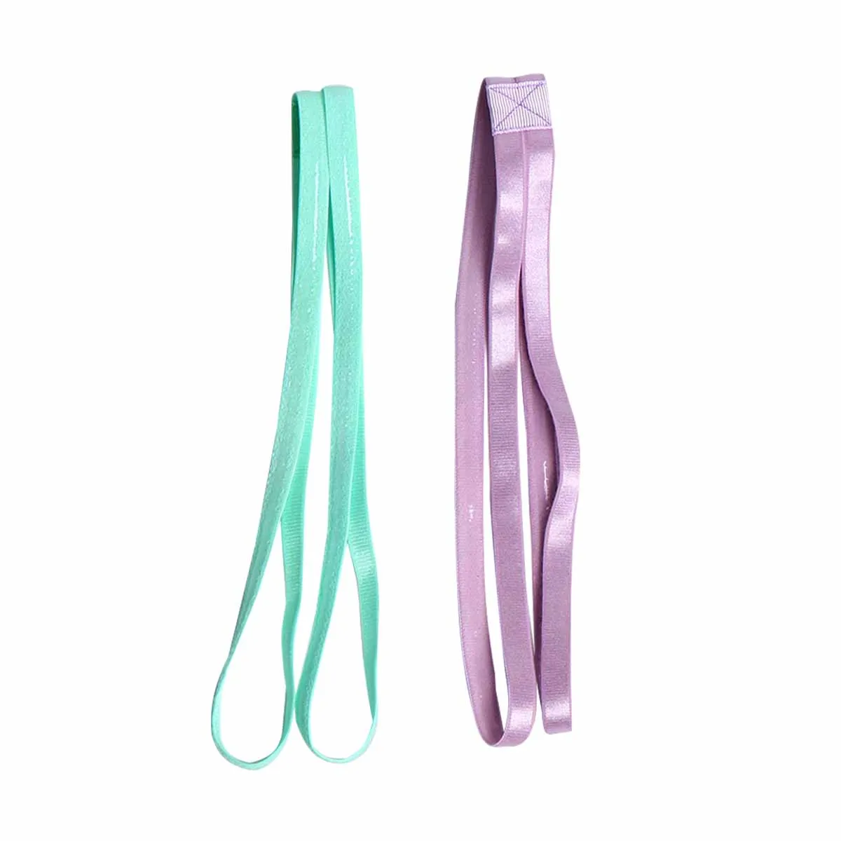 

4pcs Non-Slip Elastic Sports Headband Yoga Sweatband Candy Colors Durable Fitness Headwrap For Running Gym Female Gift (Red