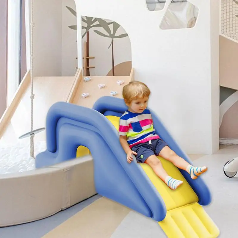 Tobogán inflable portátil para niños y niñas, tobogán de piscina para interiores