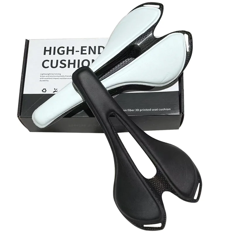 Vollcarbon-Ledersattel für Rennrad und MTB, Fahrradsitzkissen, langlebige Fahrradteile, verfärbungsbeständiger Fahrradsattel – Detail 5
