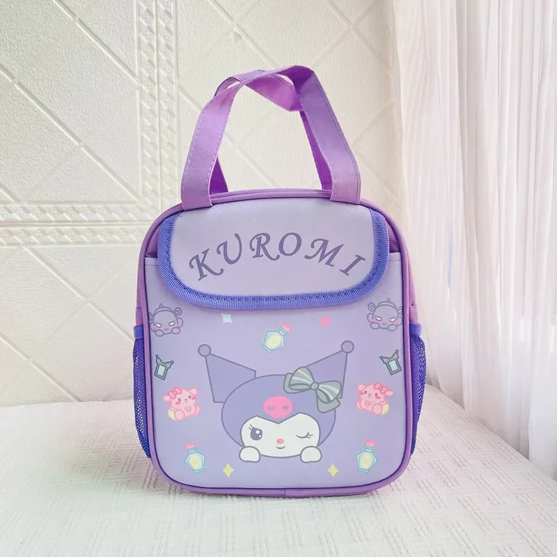 

My Melody Pochacco Lunch Box Bag Large Capacity Portable Cute Sanrio Anime My Melody Cinnamoroll Bento Box Bag Tide Kids Gifts