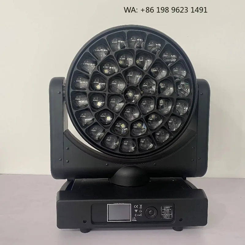 37X40W Rotatable Big Eyes Moving Head Lamp RGBW 4IN1 Stage Wash Light Wholesale for DJ Disco Concert Events