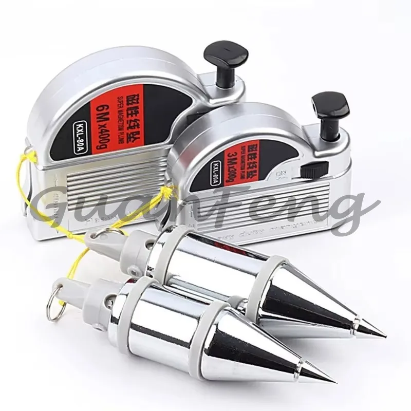 Plumb Bob Line, Vertical Leveling Measuring Tool, 3m 6m Wear-resistant Durable Nylon Thread for Construction Surveying