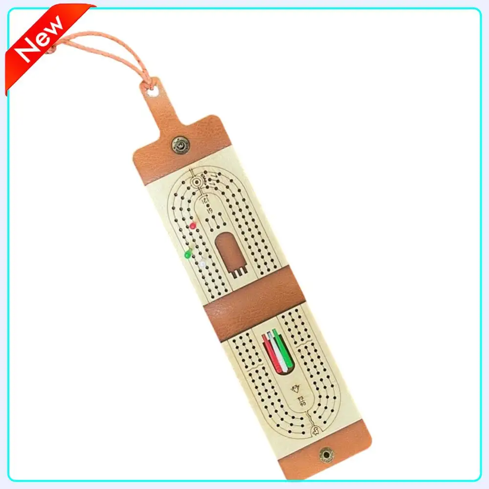 

Traditional Wooden Cribbage Board Game Set Fun Table Game 2-4 Player Games Classic Tabletop Game for Family Game Night Travel