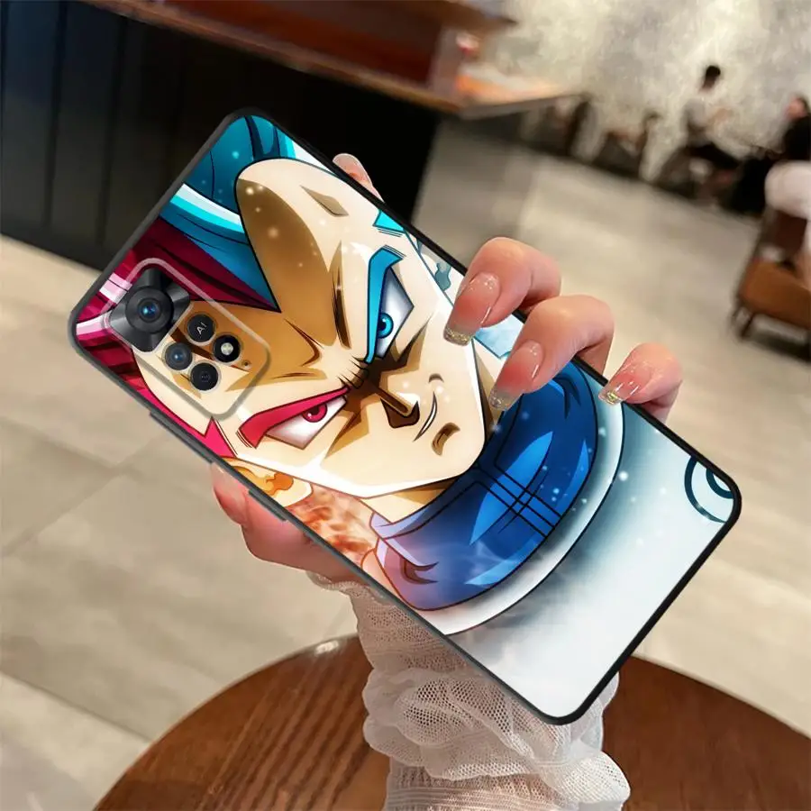 Hülle für Xiaomi Redmi Note 9S 10S 11s 9 10 11 12 Pro 13 14 Pro Plus 7 8 12s Schwarz Soft Phone Cover Dragons Balls Cool