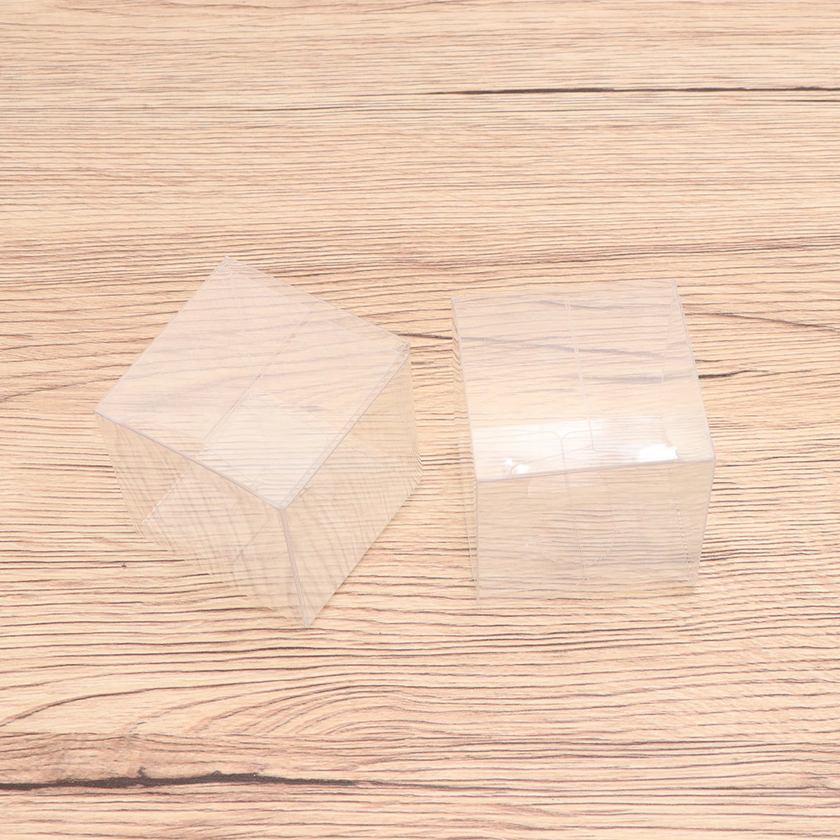 

20Pcs Transparent Packaging Box Decorative Clear Plastic Container for DIY Gift Wrapping Bachelorette Party Favor Kids Treat