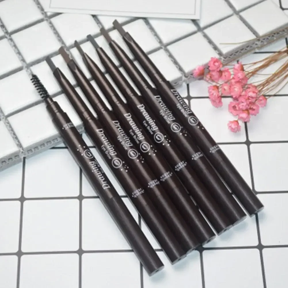 ดินสอเขียนคิ้วกันน้ําปากกาส้อมเคล็ดลับ Eyebrow Tattoo ดินสอ Liquid Eye Brow Penci Make Up รายการเครื่องสําอาง Brow ดินสอ