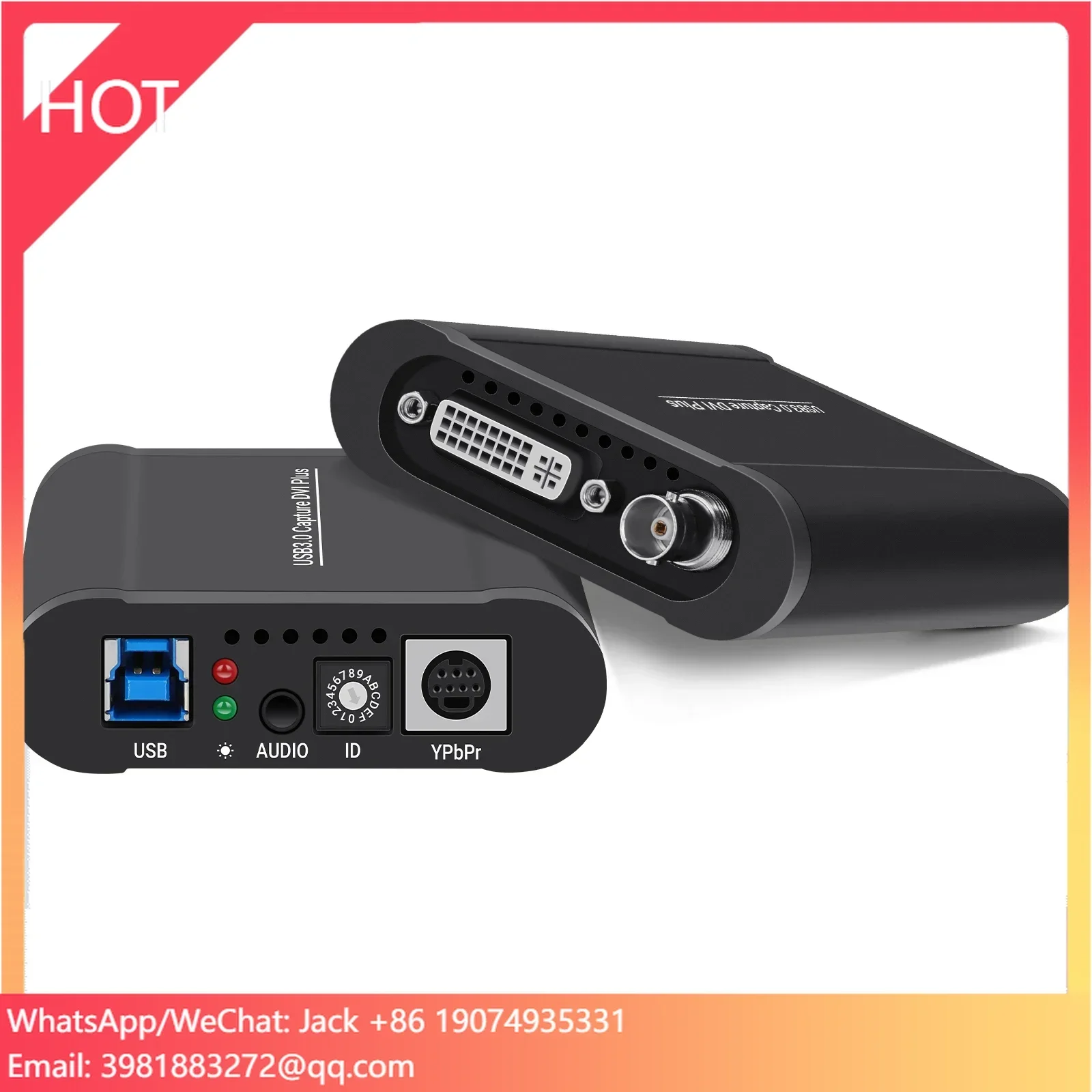 

URay Best Price HD 1080P HD 3G SDI VGA YPbPr DVI Capture Grabber Live Streaming Video Capture Card