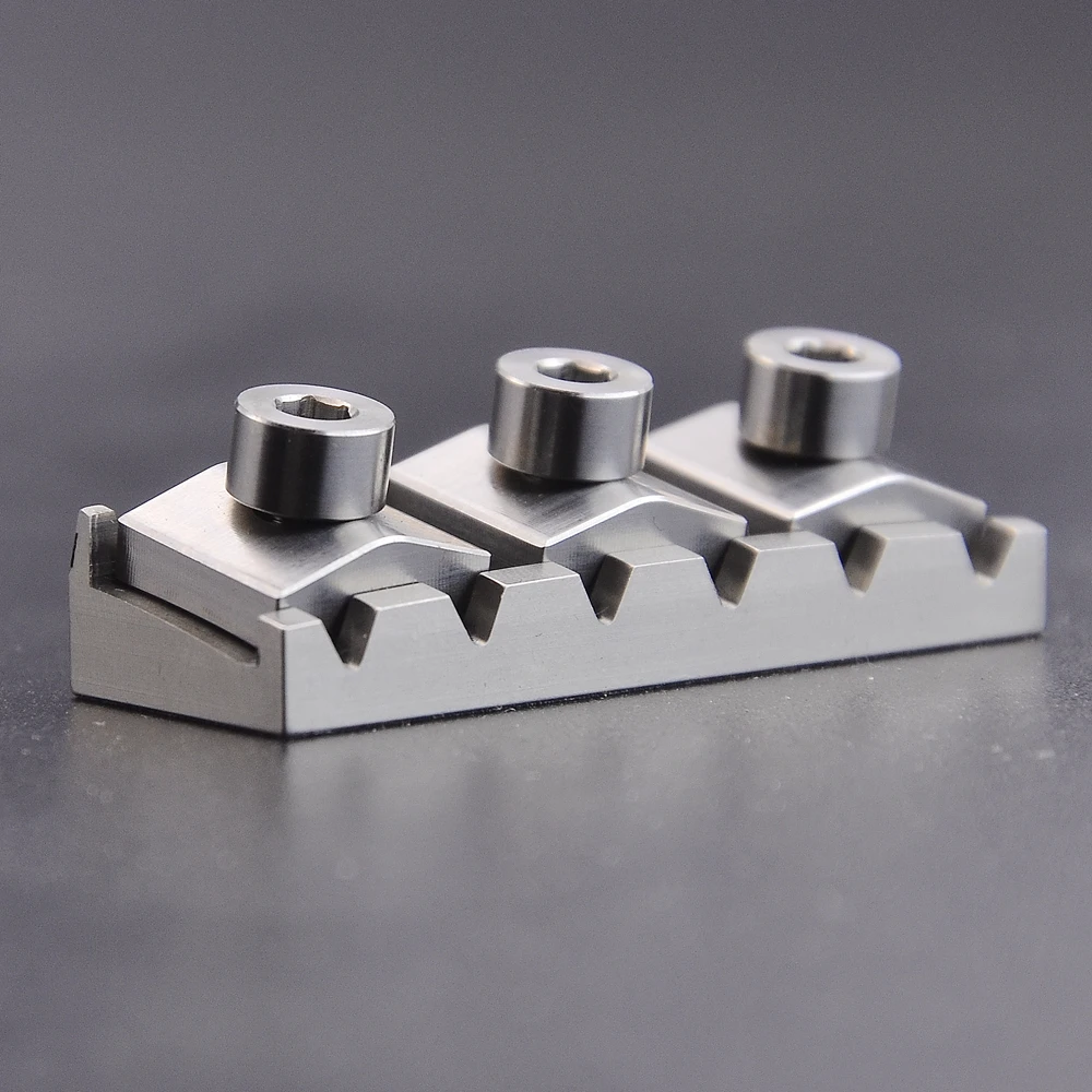 42MM/43MM Titanium Alloy （TC2）Electric Guitar Tremolo System Bridge Locking Nut String Lock   JP(Origin)