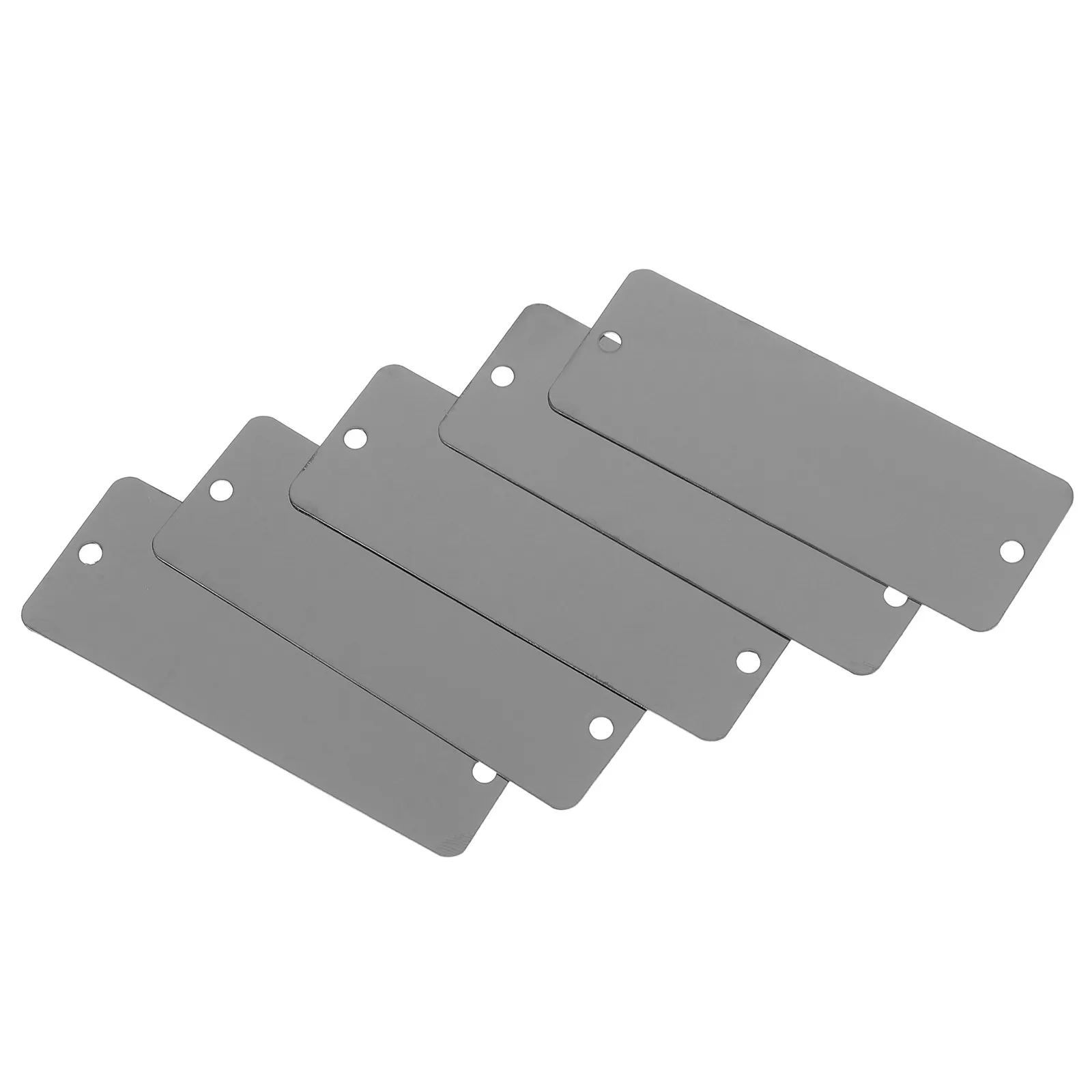 

10 Pcs Blank Engraving Plates Label Name Diy Signs for Crafts Door Dishwasher Clean Dirty Magnetic