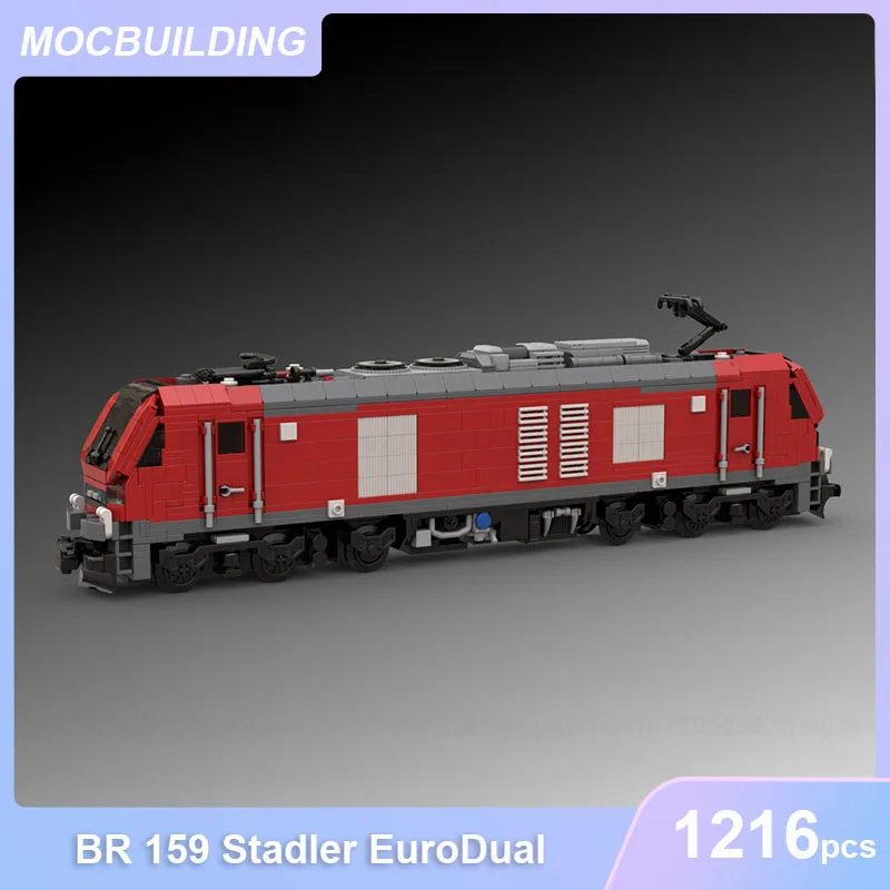 TGV Duplex Carmillon High-Speed Train MOC Building Blocks DIY Assemble Bricks Transportation Educational Xmas Toys Gifts 5827PCS