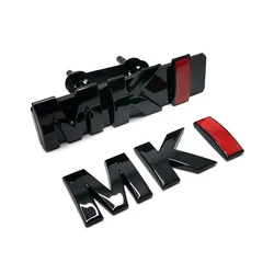 Gloss Black Golf 1 Car Accessories MK 1 Grille letters Trunk Emblems Logos Sticker