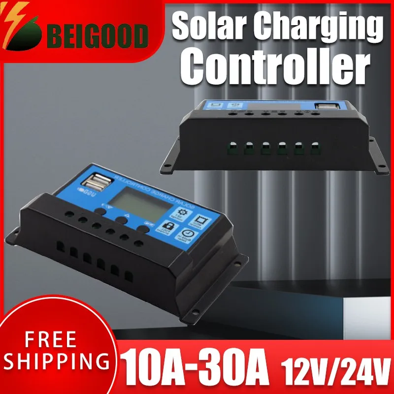 PWM Solar Charge Controller For Solar Turbine Generator System Waterproof IP68 Factory Price 100-1000W 10-30A12V/24V auto