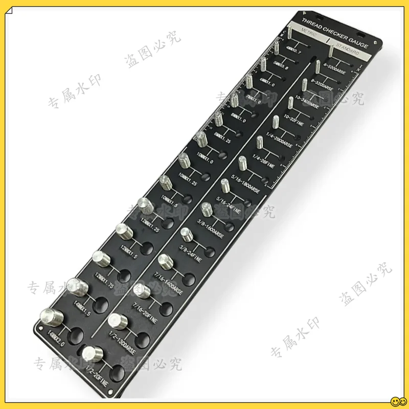 

Screw Nut and Bolt Thread Checker, Screw Measurement Gauge
