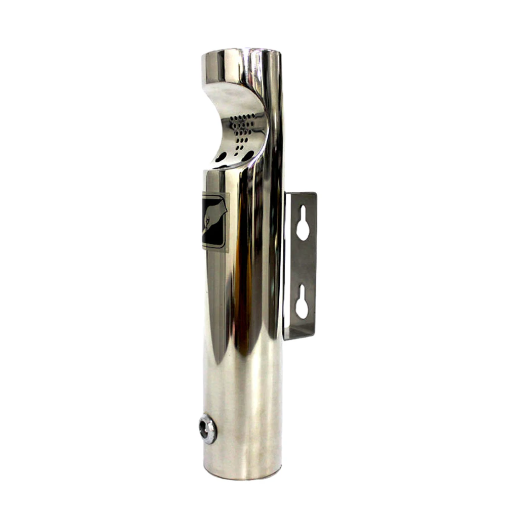 

Stainless Steel Outdoor Ashtray With Classic Durable For Longevity Ash Wall Mounted Ashtray