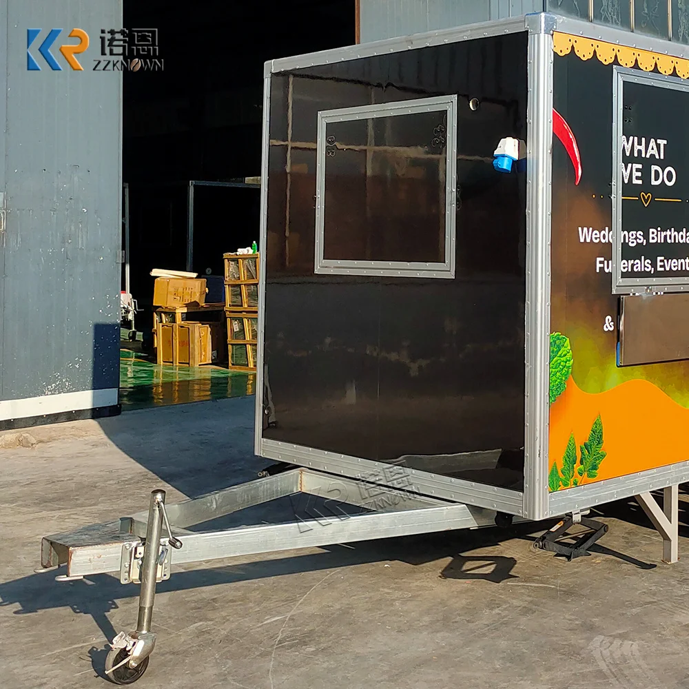 

Foodtruck Pizza Burger Fast Food Truck Fully Equipped Mobile Hotdog Coffee Cart Trailer with Full Kitchen Equipment