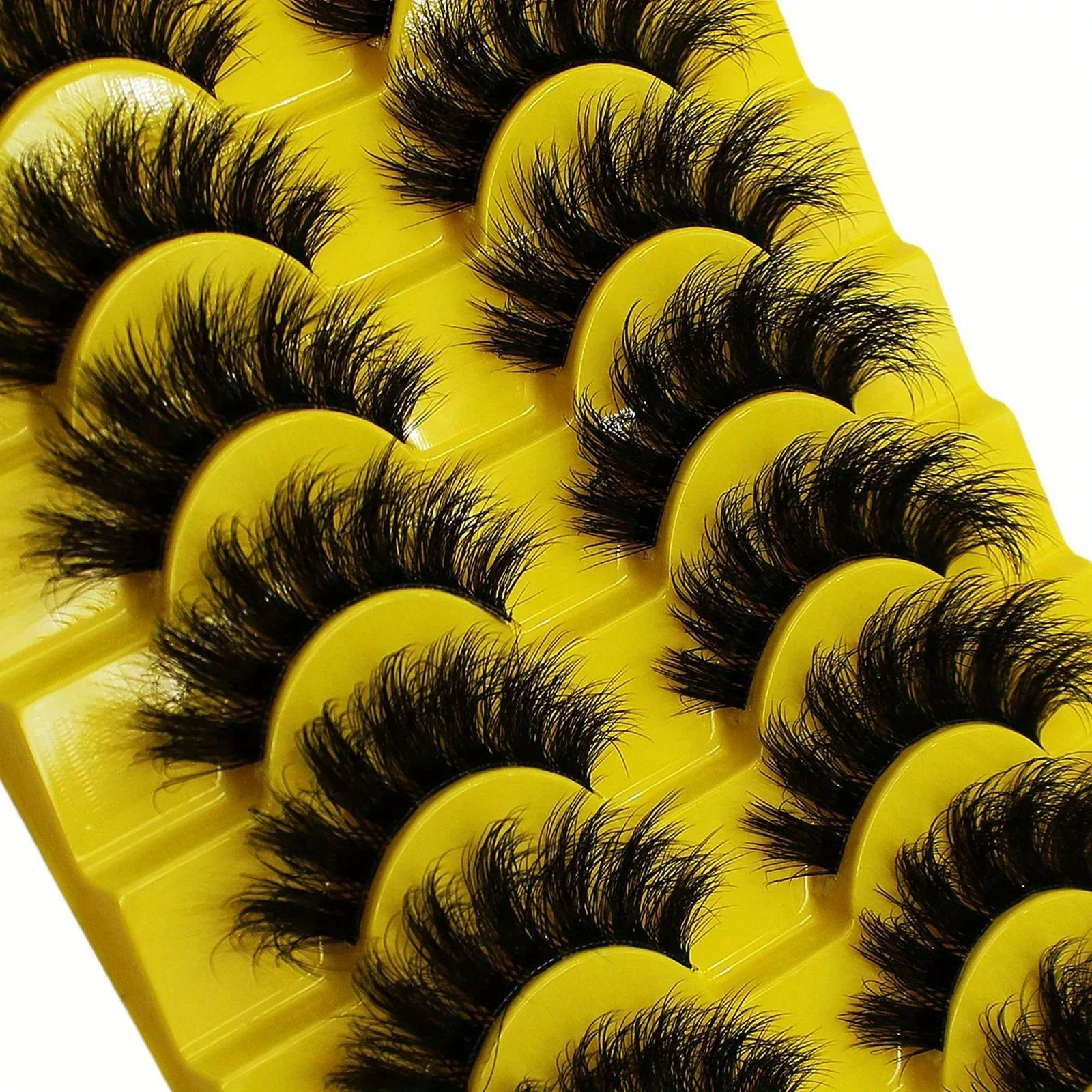 30Pairs 3-Pack 3D fluffy false eyelashes for dramatic fake eyelashes Messy False Eyelashes Fluffy Thick Lashes